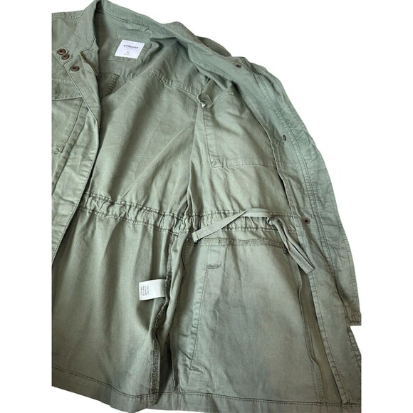 Women's Sonoma Goods For Life Jacket Size M Green Patch Pocket Utility NWT - Picture 11 of 14